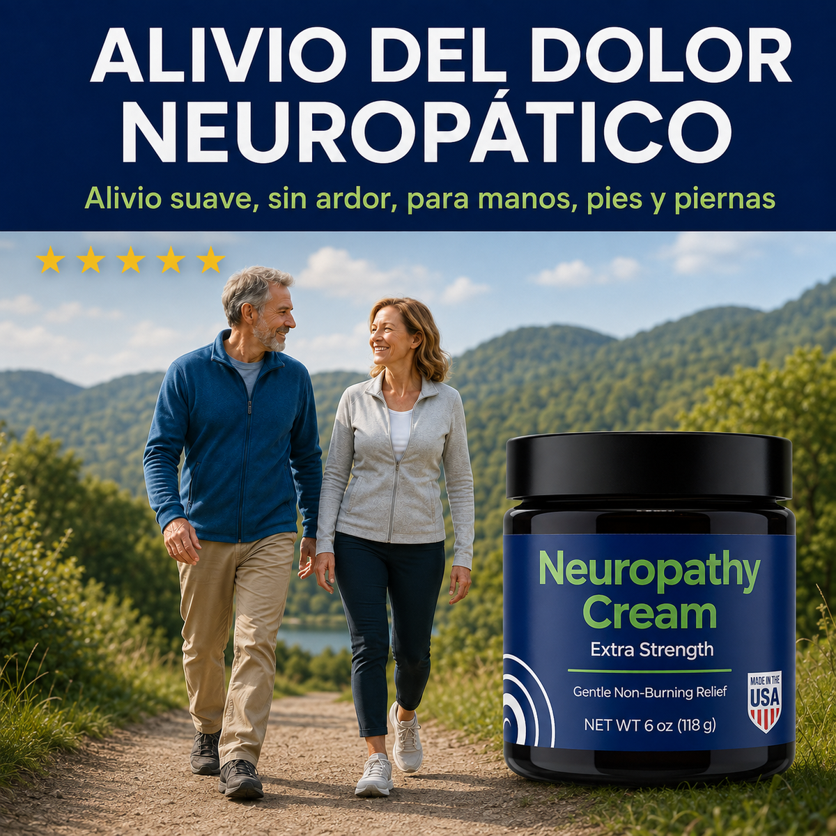 Crema Natural para Neuropatía: Calma el ardor y hormigueo en minutos
