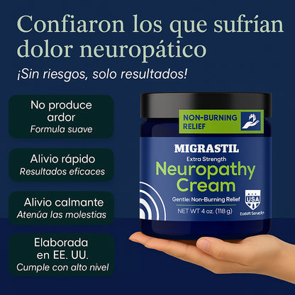 Calma el ardor y hormigueo en minutos | Crema Natural para Neuropatía
