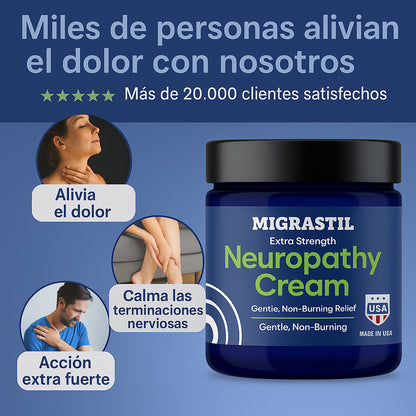 Calma el ardor y hormigueo en minutos | Crema Natural para Neuropatía