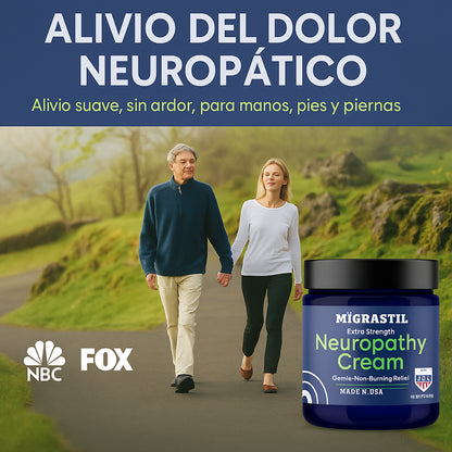 Calma el ardor y hormigueo en minutos | Crema Natural para Neuropatía