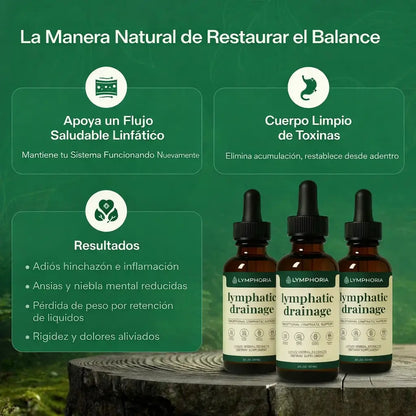 Gotas de bienestar para drenaje Linfático