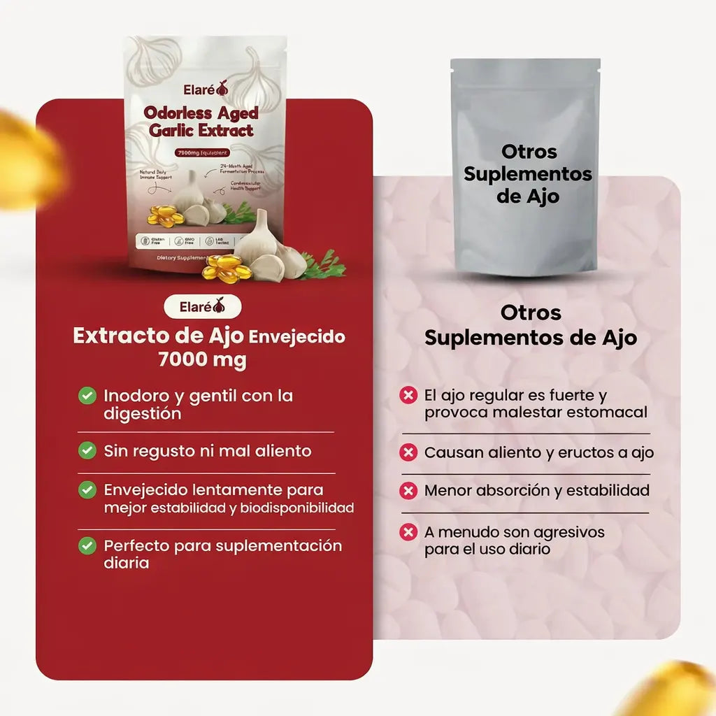 Vitalisse Ajo Fermentado durante 24 Meses— Baja y estabiliza tu presión arterial naturalmente