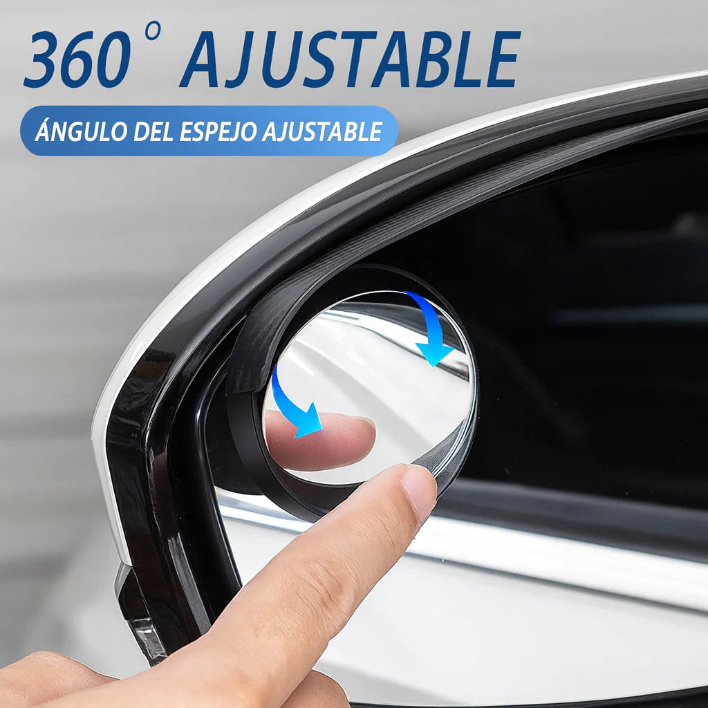 Mirror360™: 2 Espejos Retrovisor 360º Puntos Ciegos | Paga 1 Lleva 2