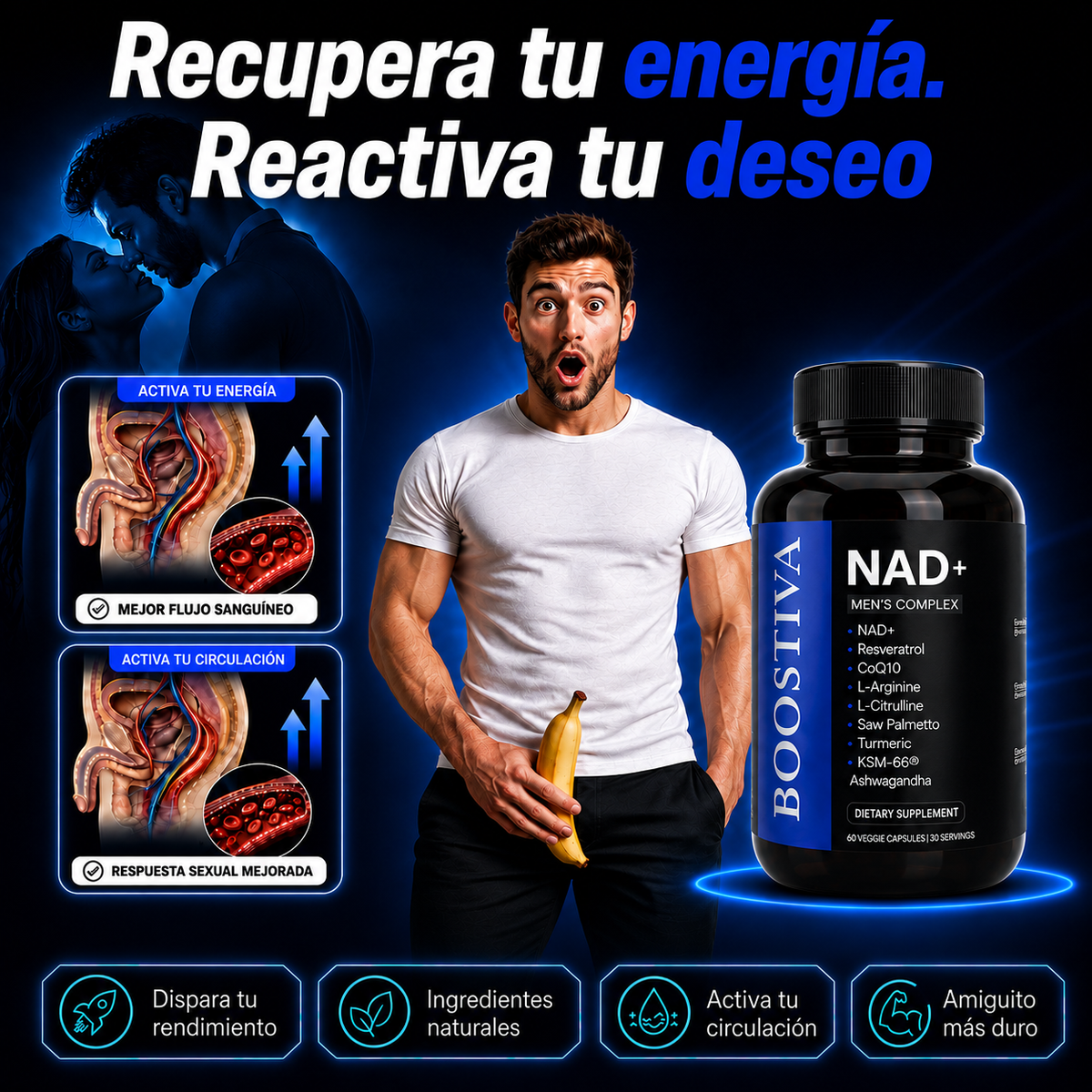 NAD+| Renueva la confianza y la vitalidad sexual