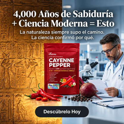 Cápsulas de Pimienta Cayena: Solución #1 para la vitalidad Masculina
