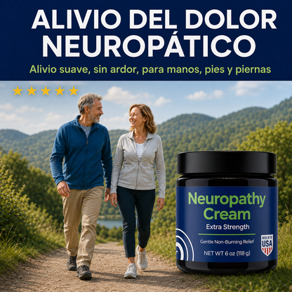 Crema Natural para Neuropatía: Calma el ardor y hormigueo en minutos