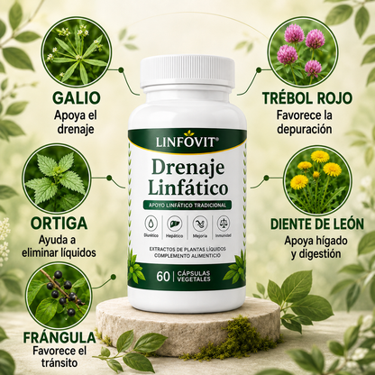 Linfovit™: Soporte metabólico para combatir la retención de líquidos