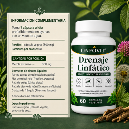 Linfovit™: Soporte metabólico para combatir la retención de líquidos