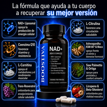 NAD+ Liposomal para Hombres