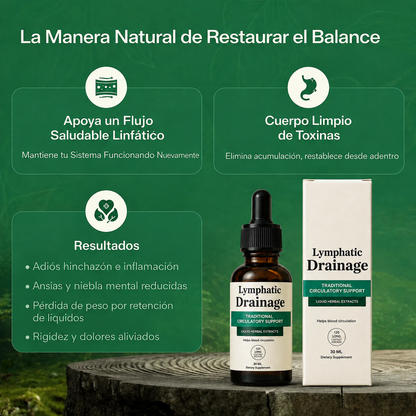 Gotas de bienestar para drenaje Linfático 2x1  60ml