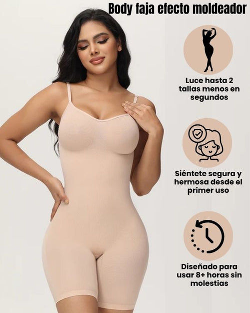 Body faja efecto moldeador + 🎁Regalo: Crema moldea tu figura
