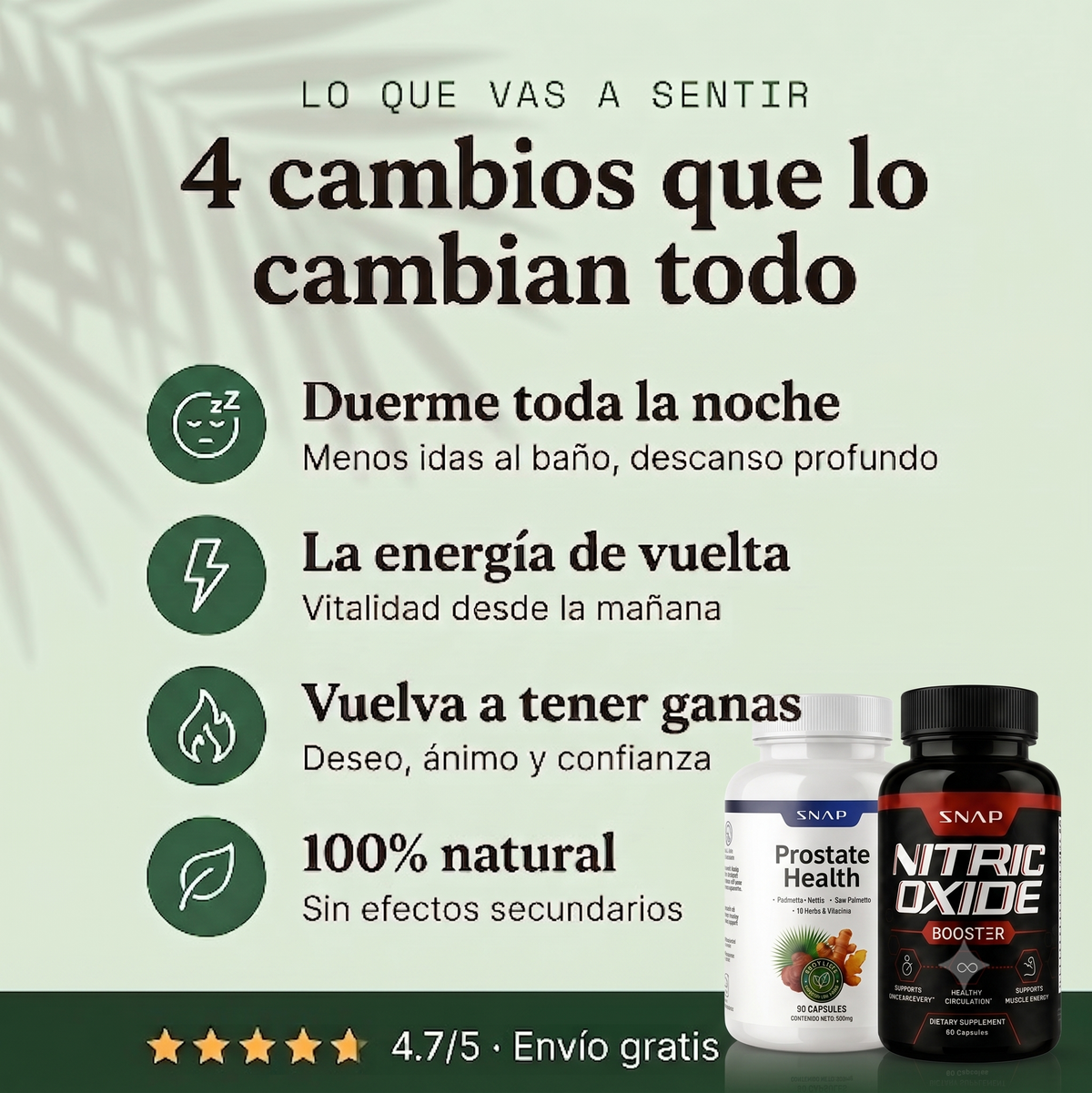 Combo 2x1 Definitivo Salud Prostática: Prostata Health + Óxido Nítrico