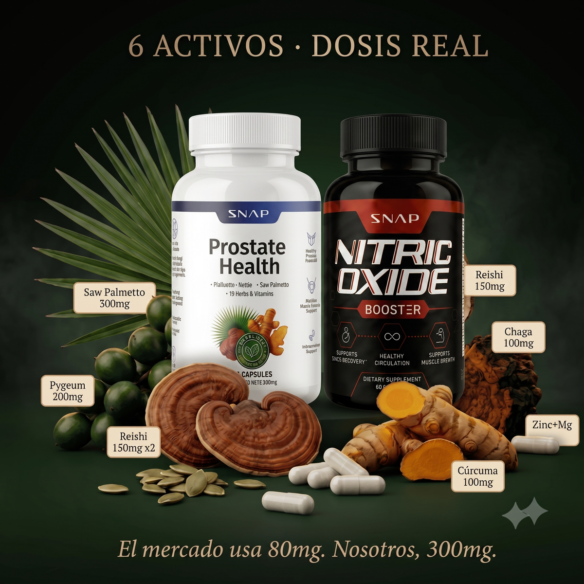 Combo 2x1 Definitivo Salud Prostática: Prostata Health + Óxido Nítrico