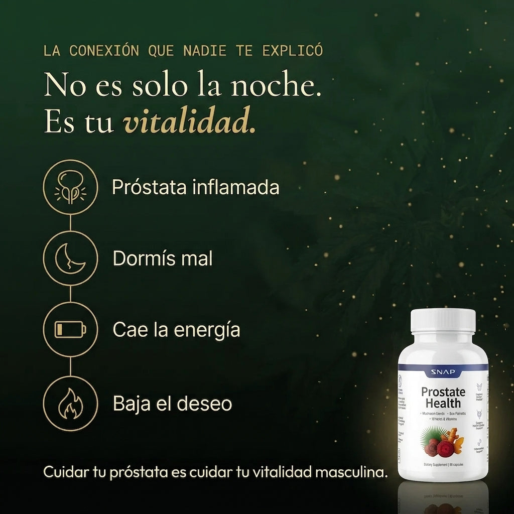 Desinflama la próstata y recupera tu tranquilidad | 90 Capsulas