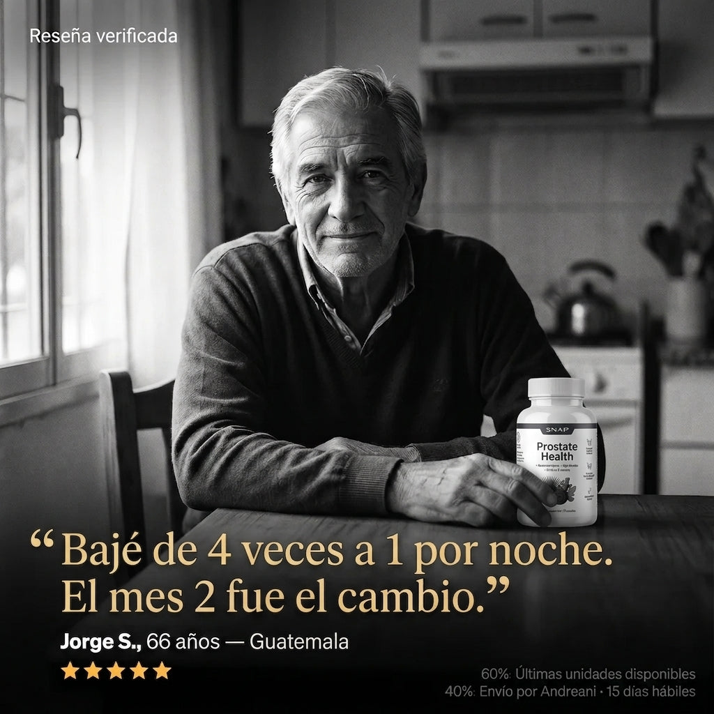Desinflama la próstata y recupera tu tranquilidad | 90 Capsulas