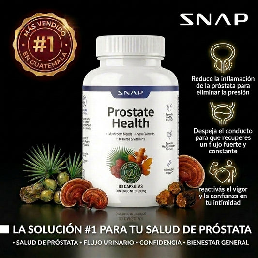 Desinflama la próstata y recupera tu tranquilidad - 90 Capsulas