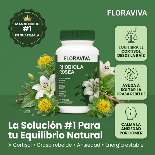 Rhodiola Rosea |  Baja los niveles de cortisol naturalmente